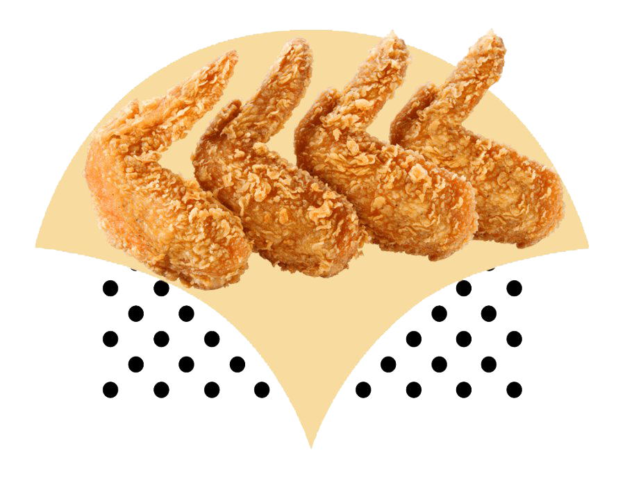 Chicken Fried Wings Free Clipart HQ Transparent PNG Image