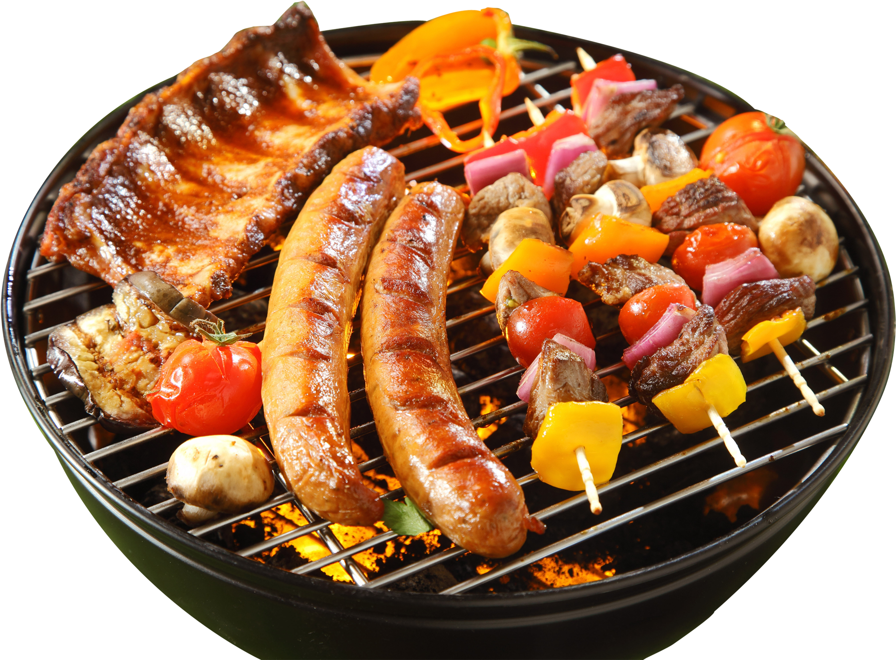 Grill Chicken Barbecue Free HD Image Transparent PNG Image