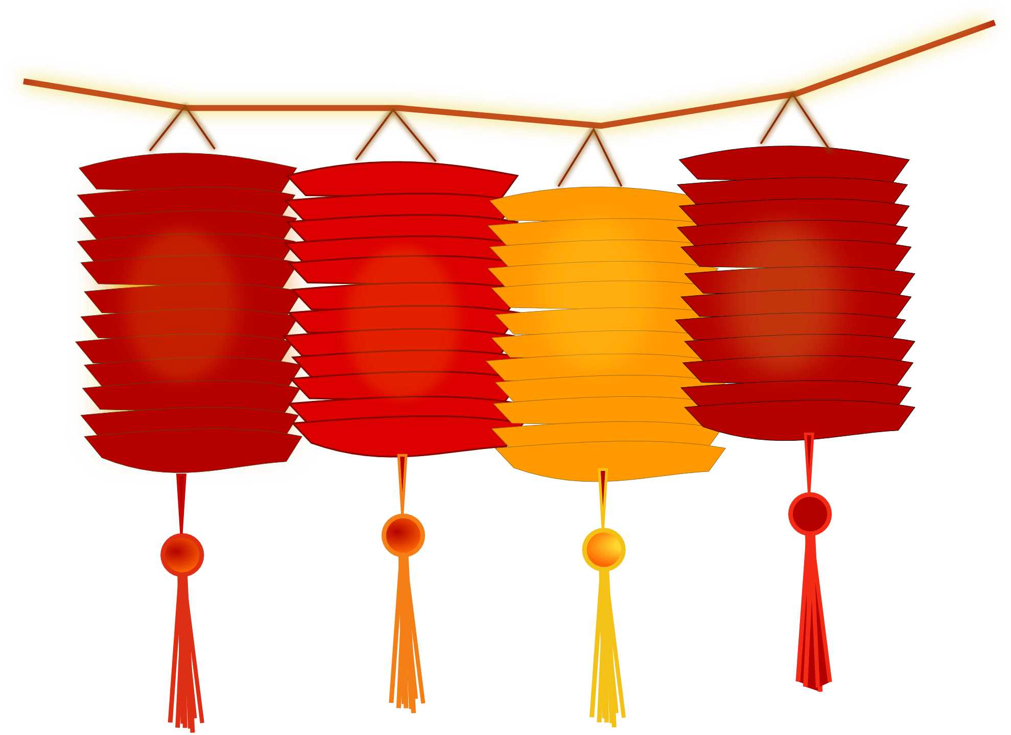 Lantern Chinese Year Free Clipart HD Transparent PNG Image