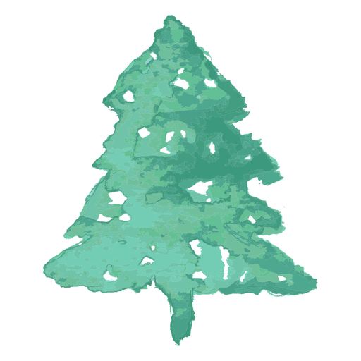 Watercolor Tree Christmas Free Transparent Image HQ Transparent PNG Image