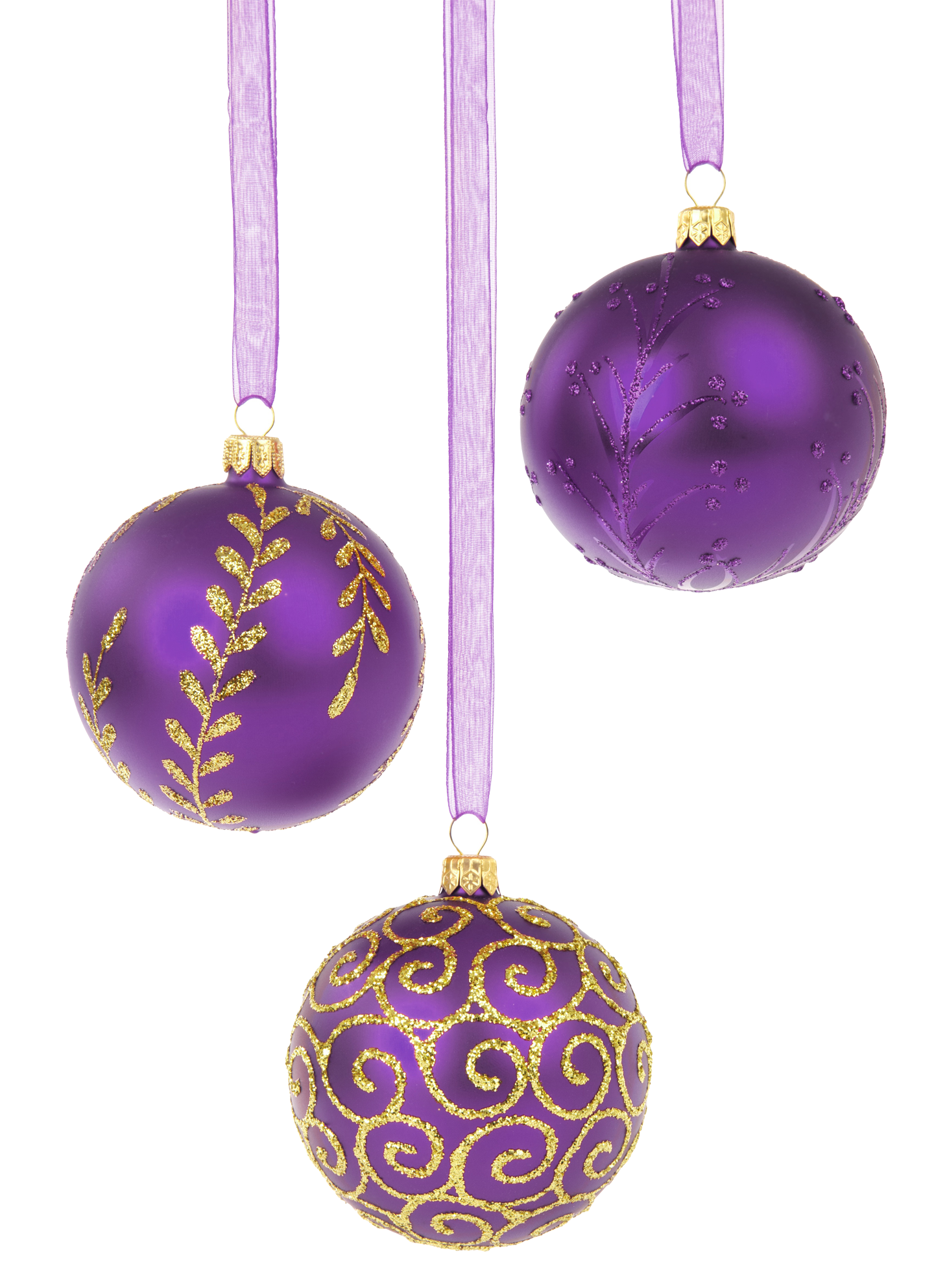 Glitter Christmas Bauble Free Photo Transparent PNG Image