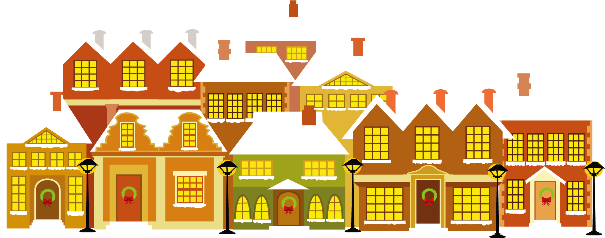 House Christmas Picture Free Download PNG HQ Transparent PNG Image