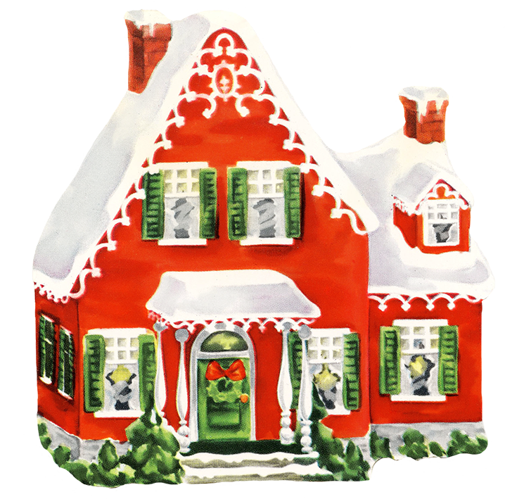 House Christmas Picture Free Download PNG HQ Transparent PNG Image