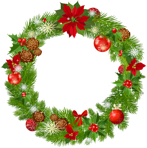 Watercolor Wreath Christmas PNG Image High Quality Transparent PNG Image