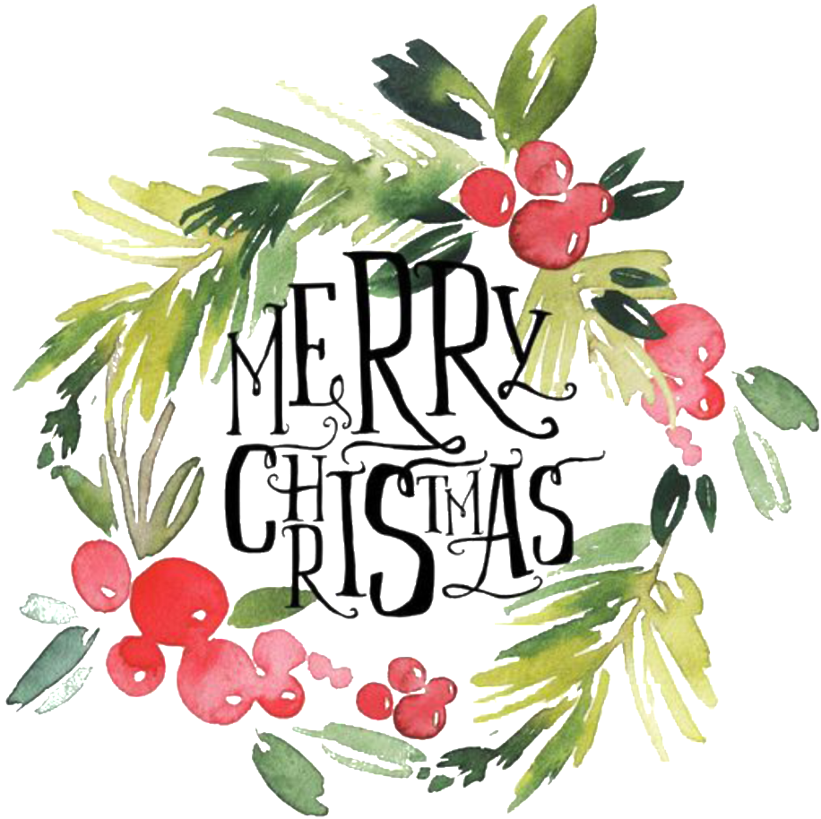 Watercolor Wreath Christmas PNG Free Photo Transparent PNG Image