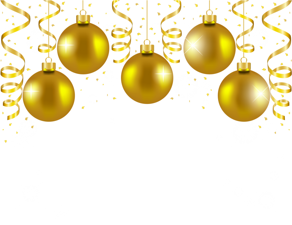 Christmas Gold Bauble PNG File HD Transparent PNG Image