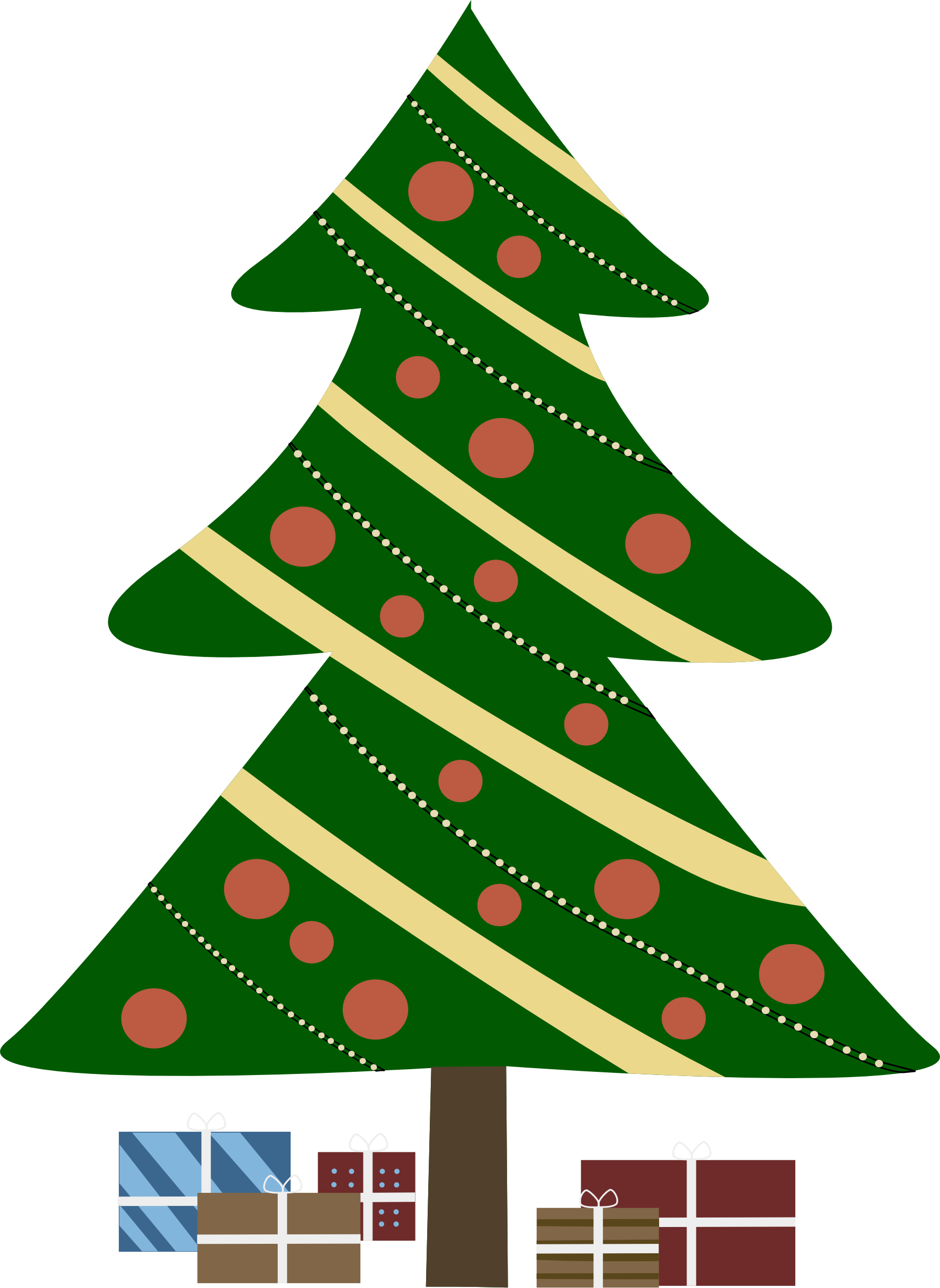 Animated Tree Christmas Free HQ Image Transparent PNG Image