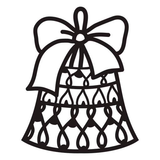 White Christmas Bell Free HQ Image Transparent PNG Image