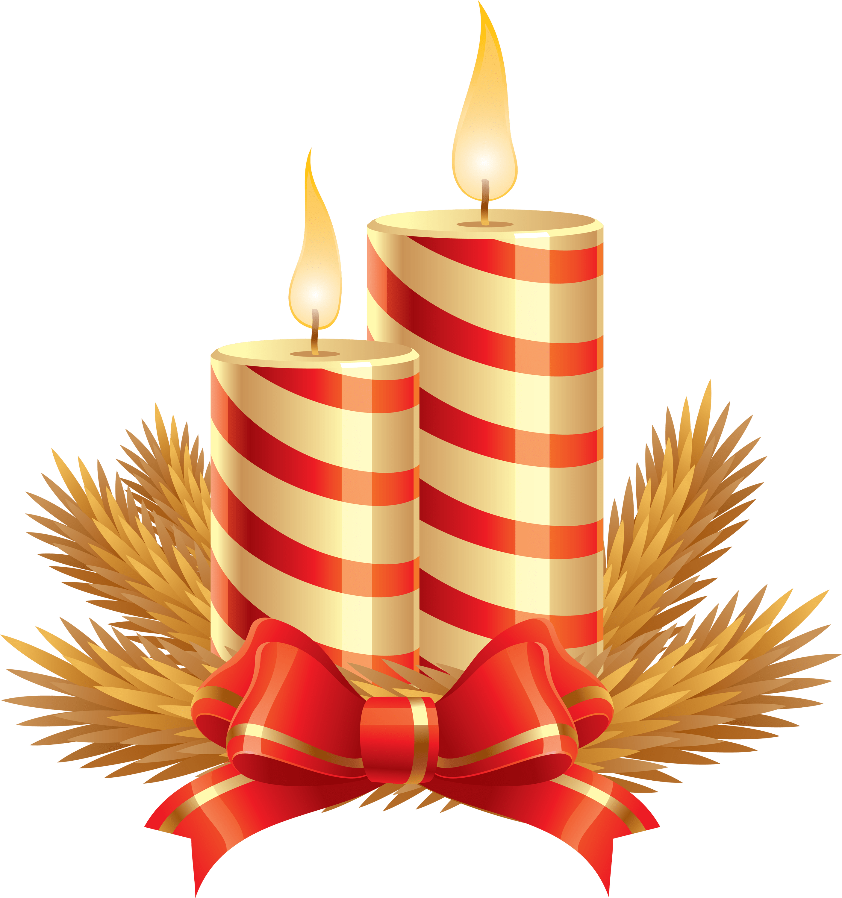 Candle Christmas Gold Download Free Image Transparent PNG Image