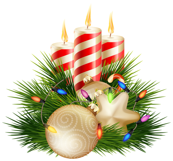 Candle Christmas Gold Free Transparent Image HQ Transparent PNG Image