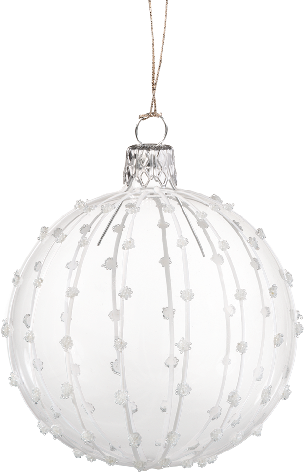 White Christmas Ornaments PNG File HD Transparent PNG Image