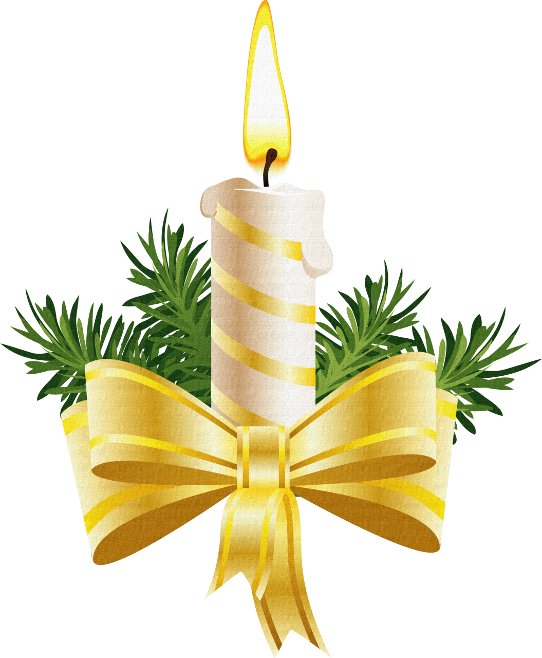 Candle Christmas Gold Photos Download HD Transparent PNG Image