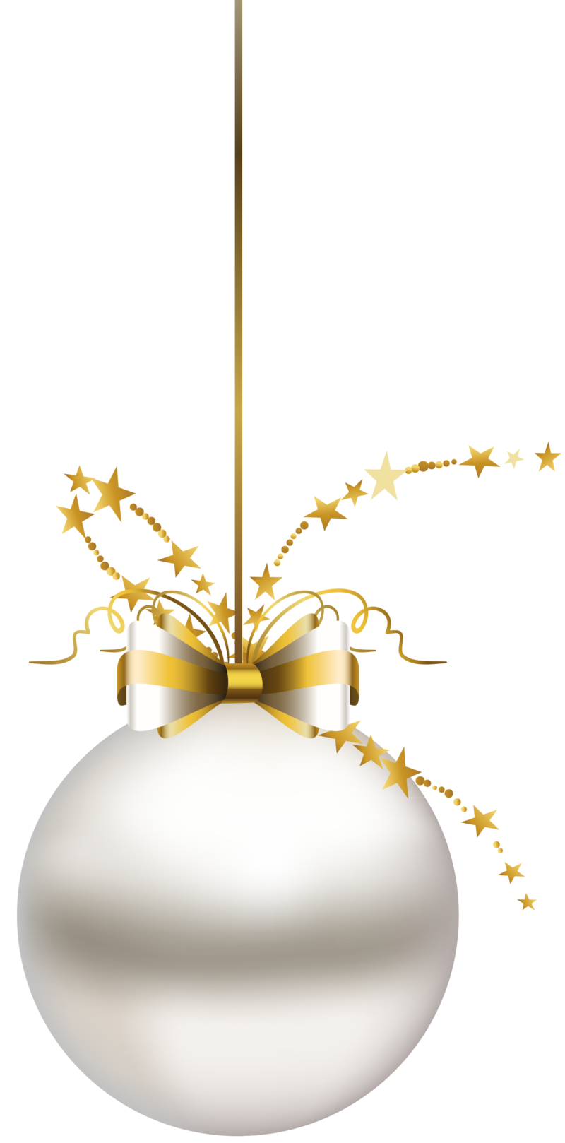 White Christmas Ornaments PNG Download Free Transparent PNG Image