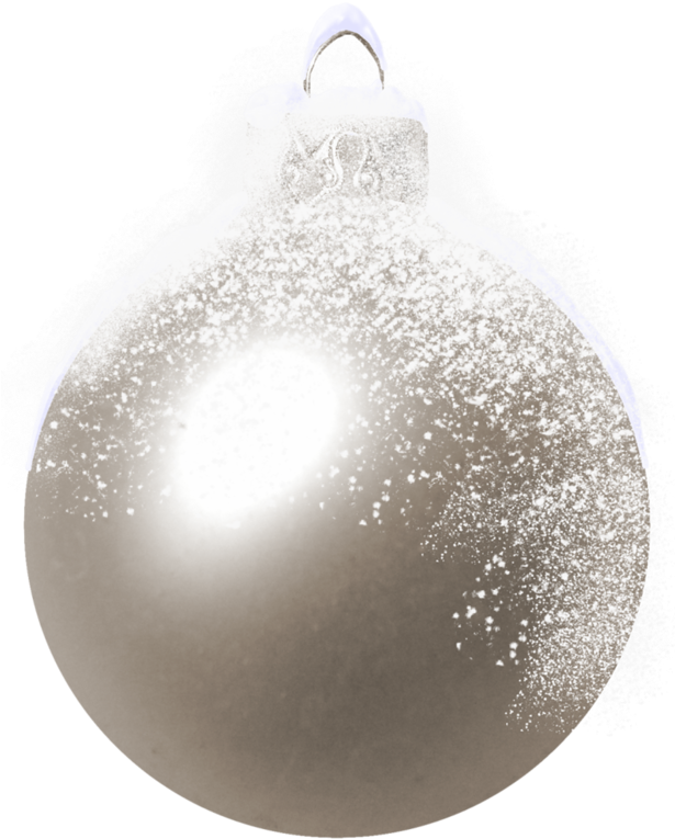 White Christmas Ornaments HQ Image Free Transparent PNG Image