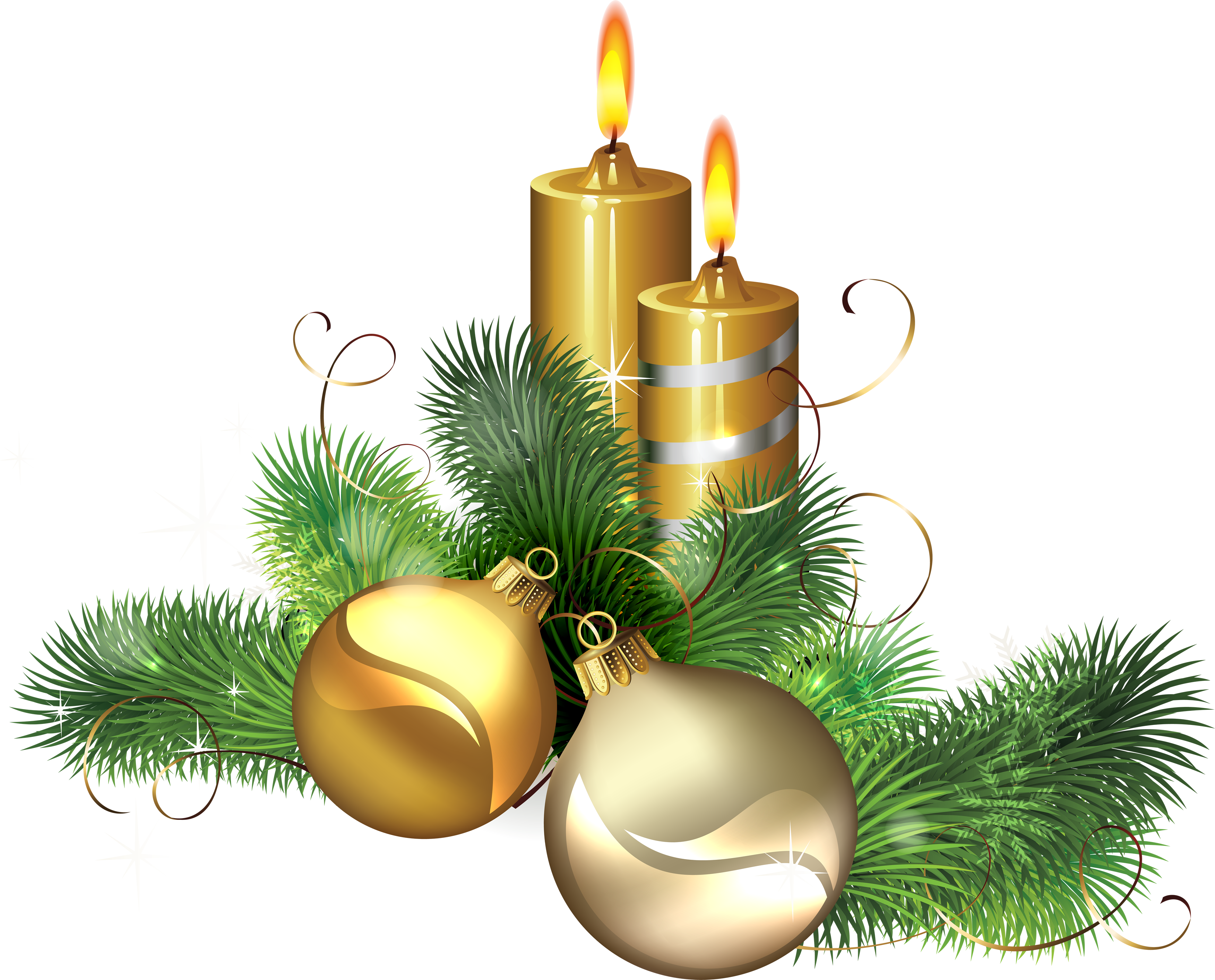 Candle Christmas Gold PNG Free Photo Transparent PNG Image