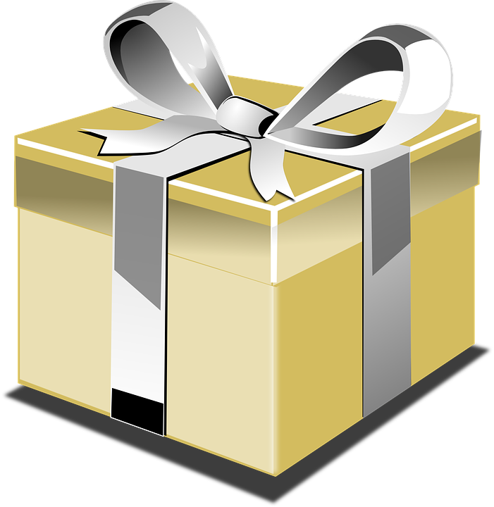 Gift Christmas Gold HD Image Free Transparent PNG Image