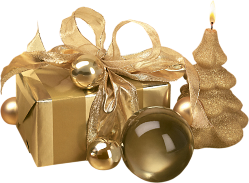 Gift Christmas Gold PNG Download Free Transparent PNG Image