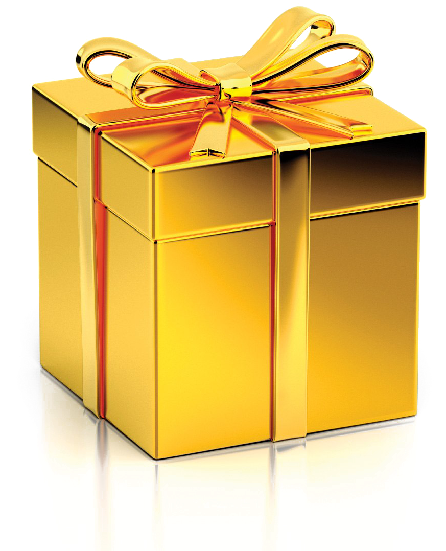 Gift Christmas Gold Free Download PNG HQ Transparent PNG Image