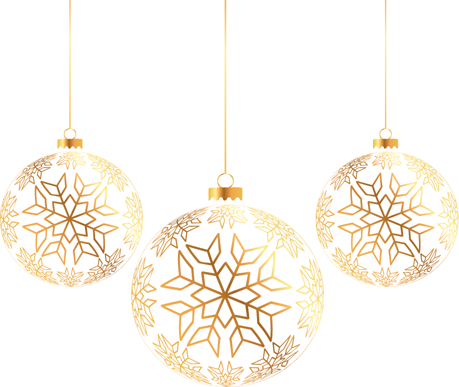 Ornaments Christmas Gold Free Transparent Image HD Transparent PNG Image