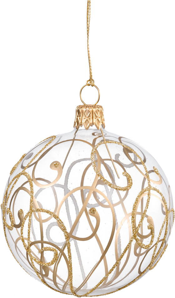 Ornaments Christmas Gold Free Transparent Image HQ Transparent PNG Image