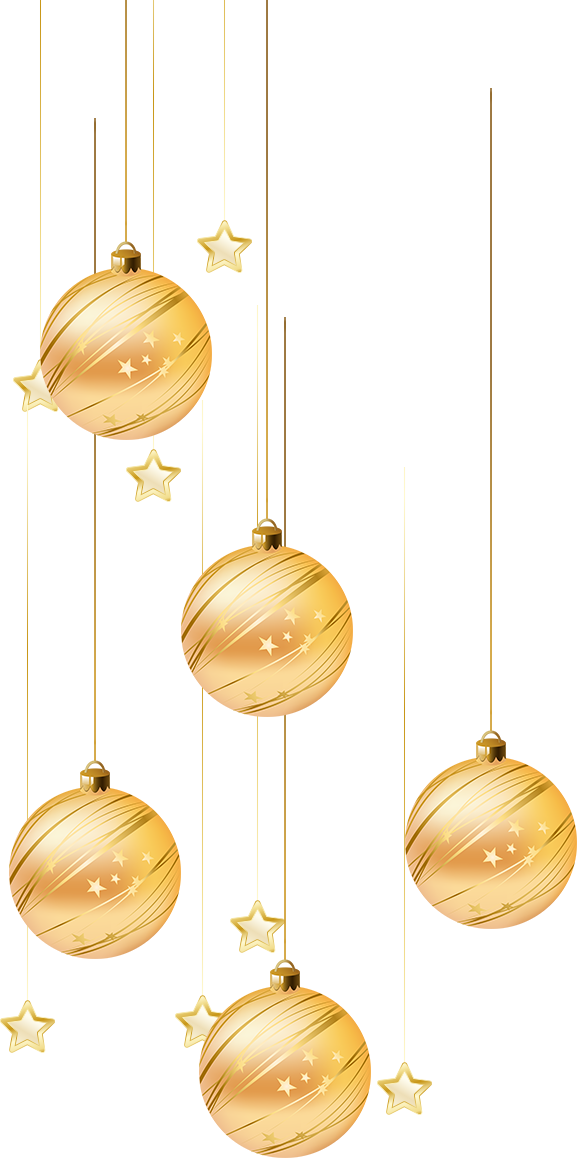 Ornaments Christmas Gold Free PNG HQ Transparent PNG Image