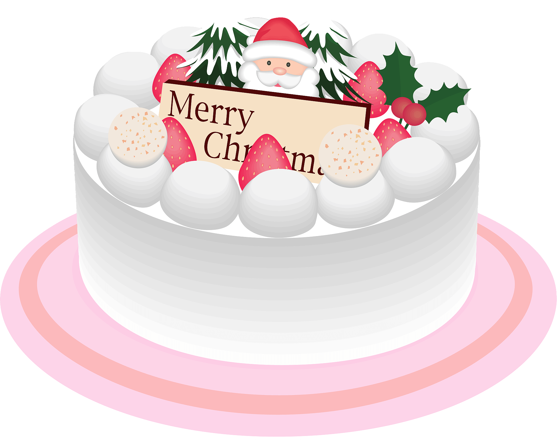 Cake Picture Christmas PNG Free Photo Transparent PNG Image