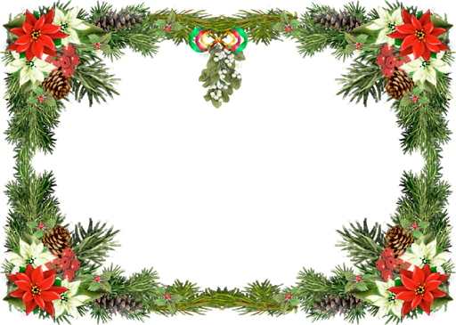 Photos Frame Green Christmas Free Photo Transparent PNG Image