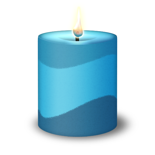 Blue Candle Christmas Free Clipart HD Transparent PNG Image