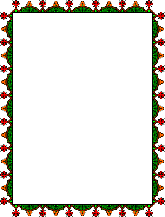 Frame Green Christmas Free PNG HQ Transparent PNG Image