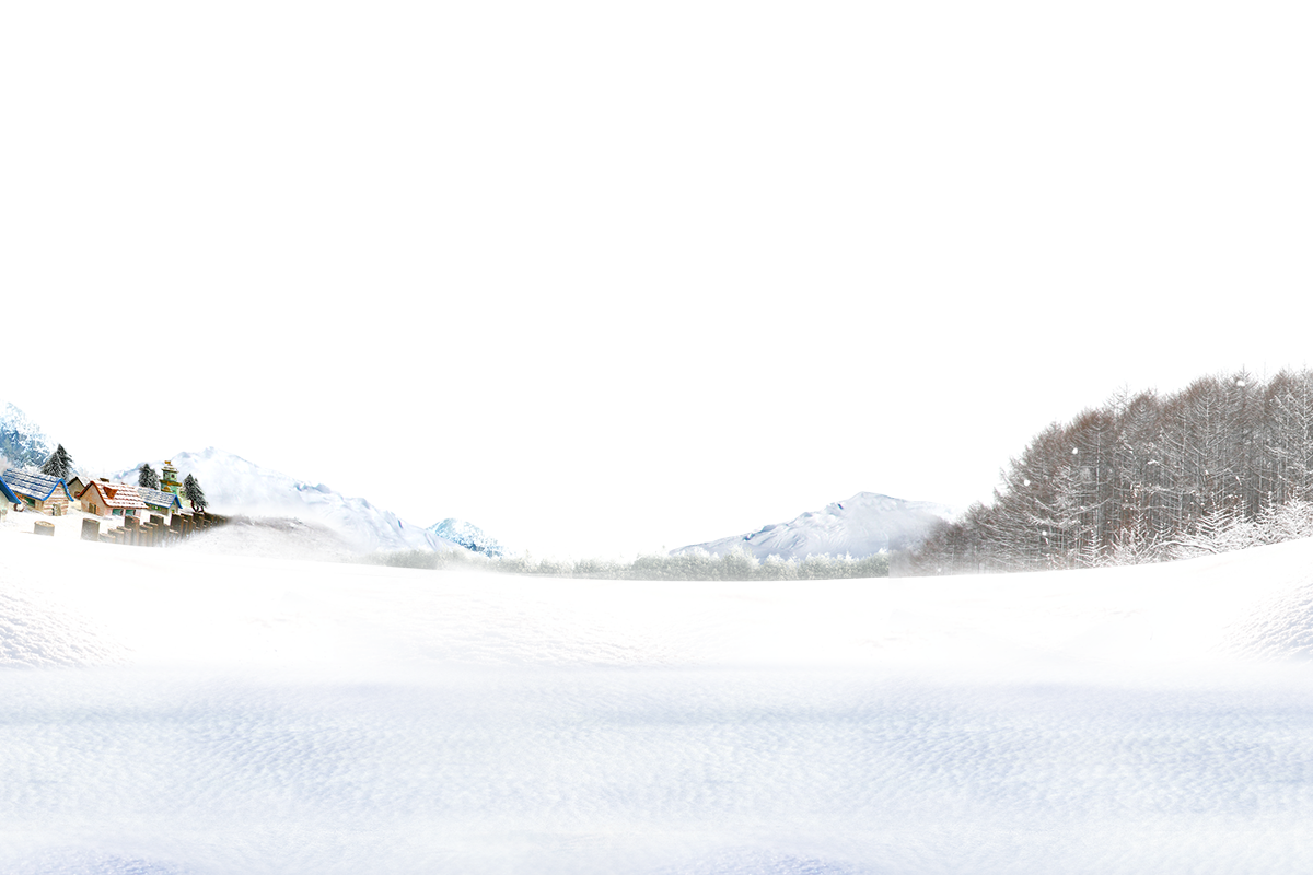 Christmas Landscape Free Photo Transparent PNG Image