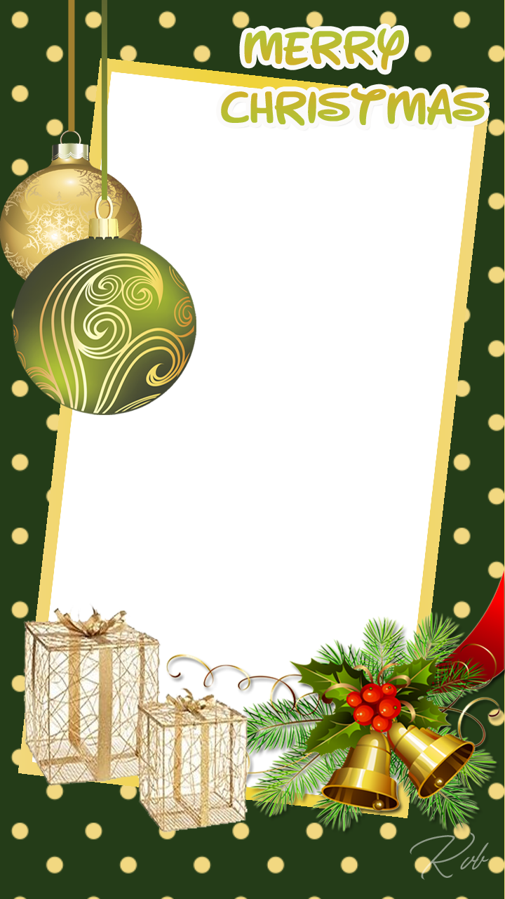 Frame Green Christmas Free Transparent Image HD Transparent PNG Image