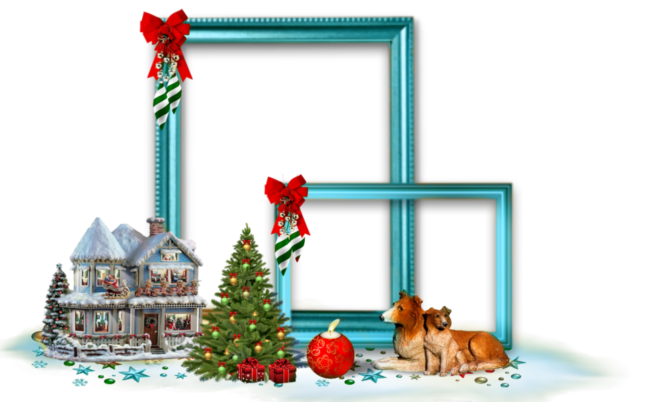 Blue Frame Christmas Download HD Transparent PNG Image