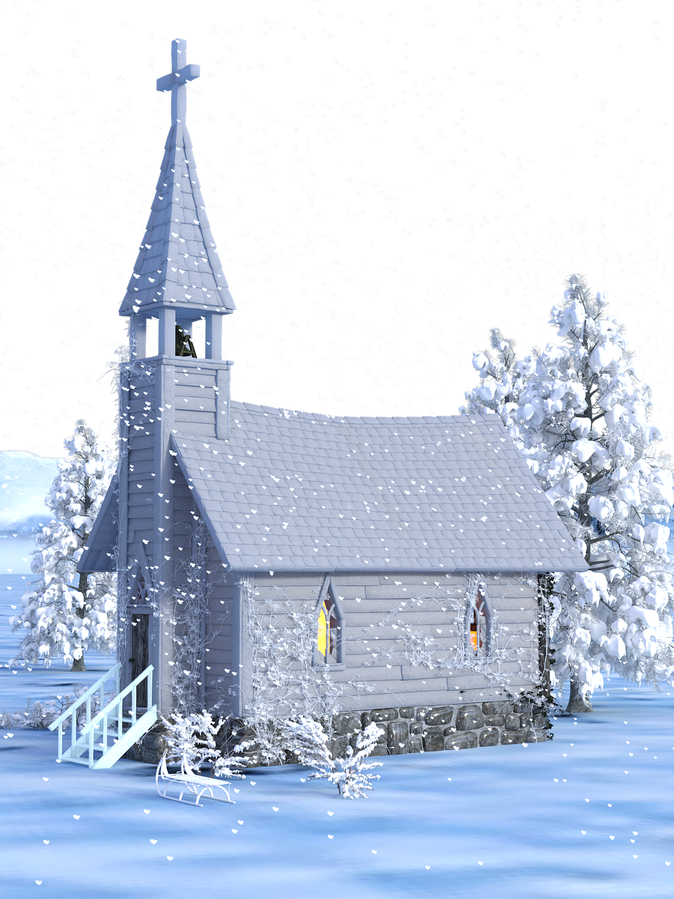 Christmas Church Free Transparent Image HD Transparent PNG Image