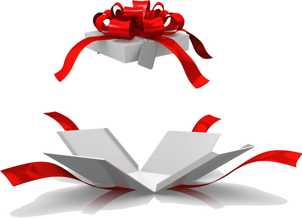 Picture Open Christmas Gift Free Photo Transparent PNG Image