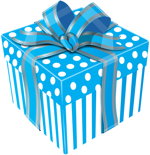 Blue Christmas Gift Download Free Image Transparent PNG Image