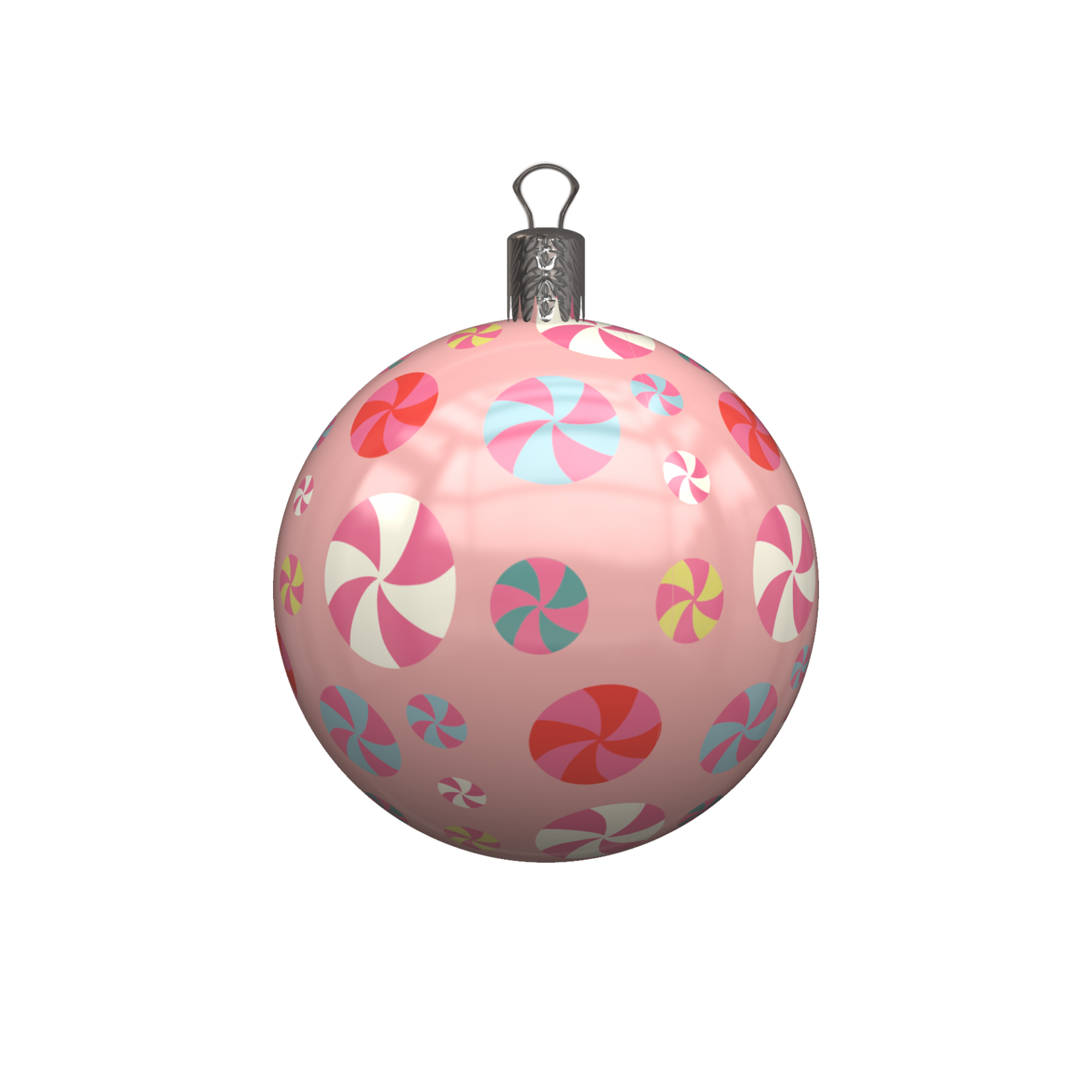 Pink Christmas Ornaments Free PNG HQ Transparent PNG Image