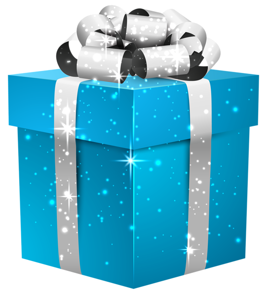 Blue Picture Christmas Gift Free Download PNG HD Transparent PNG Image