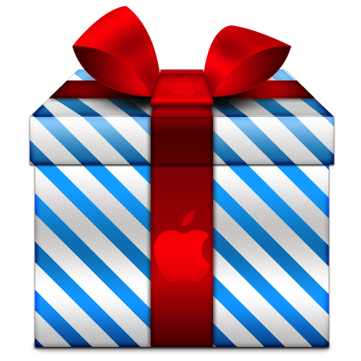 Blue Christmas Gift Free Clipart HQ Transparent PNG Image