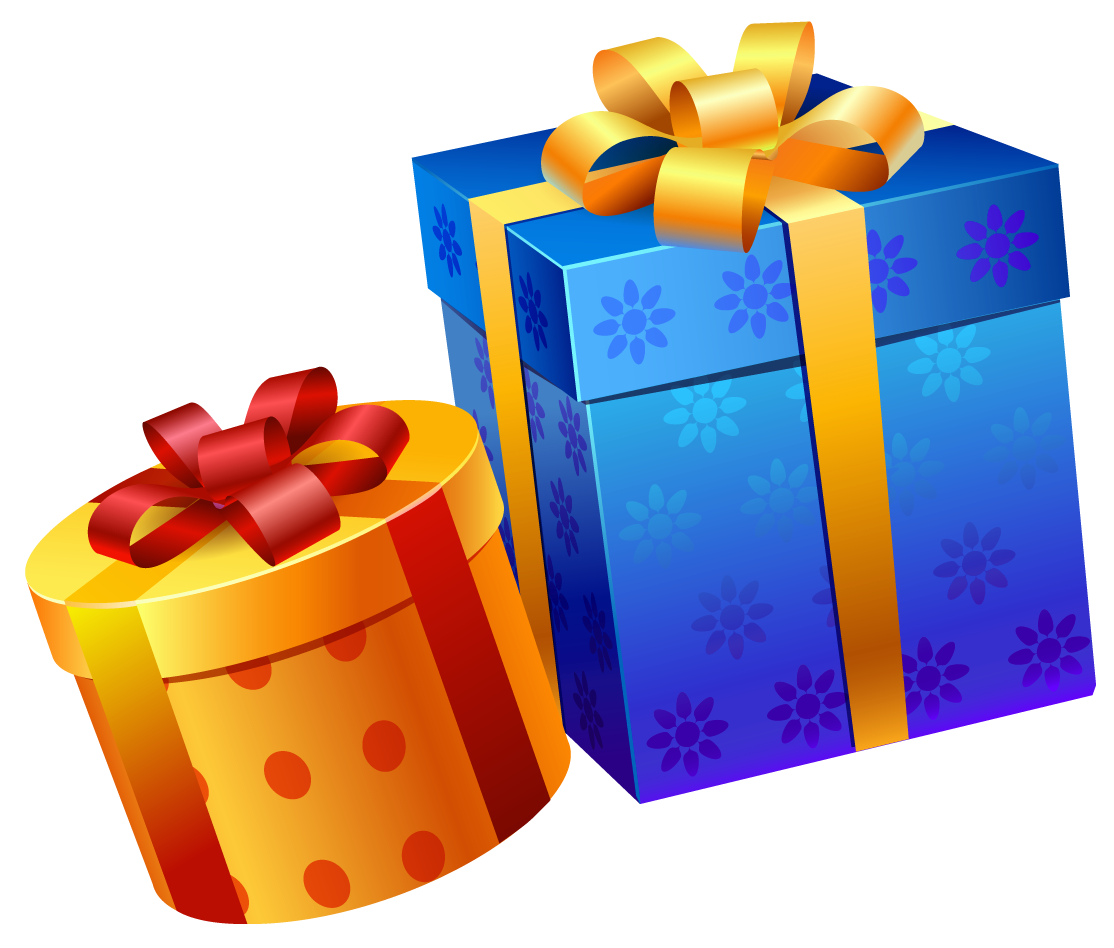 Blue Christmas Gift Free Clipart HD Transparent PNG Image