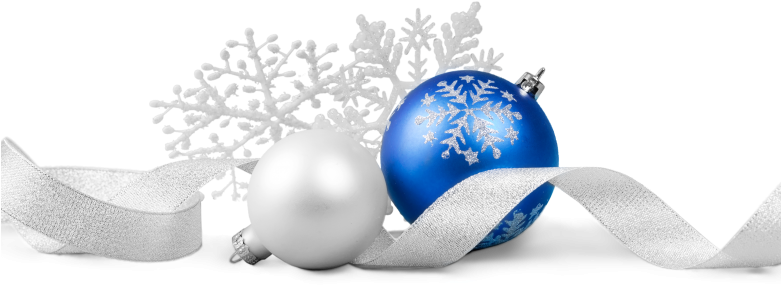 Blue Christmas Ornaments PNG Download Free Transparent PNG Image