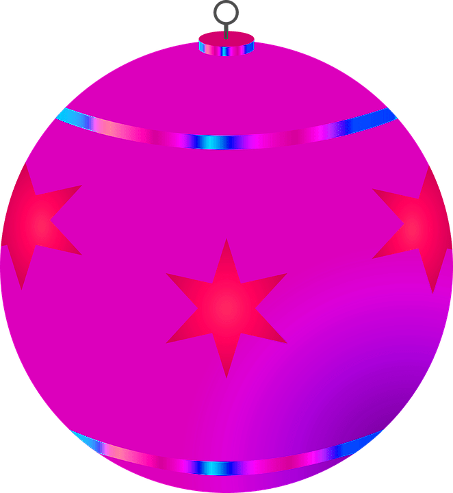 Purple Christmas Ornaments Free Clipart HD Transparent PNG Image