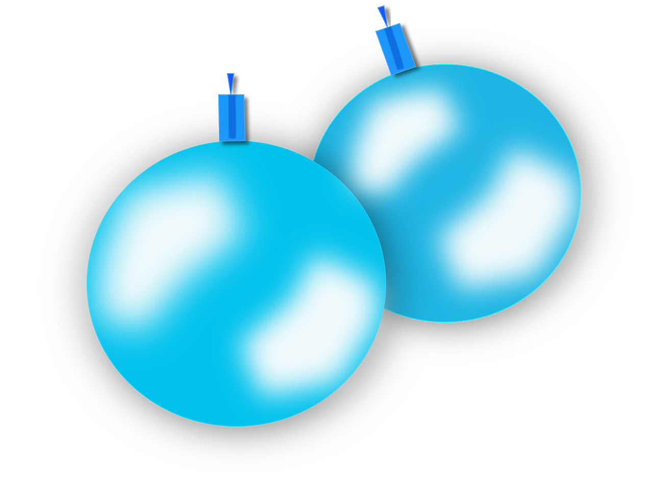 Blue Picture Christmas Free Clipart HD Transparent PNG Image