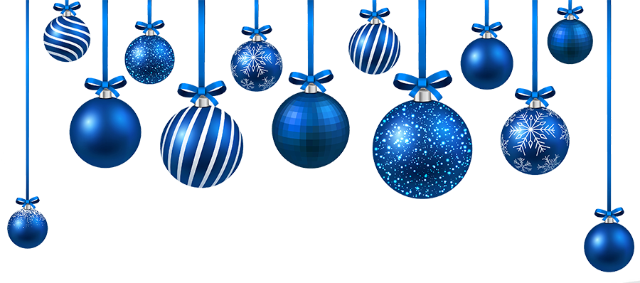 Blue Christmas Free Clipart HQ Transparent PNG Image