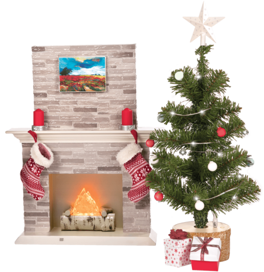 Fireplace Christmas Free Clipart HD Transparent PNG Image