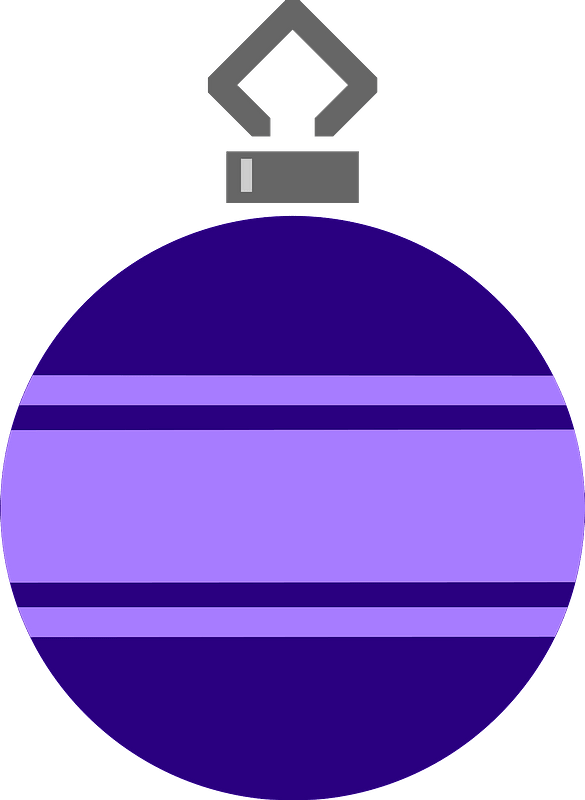 Purple Pic Christmas Ornaments Free Download PNG HQ Transparent PNG Image