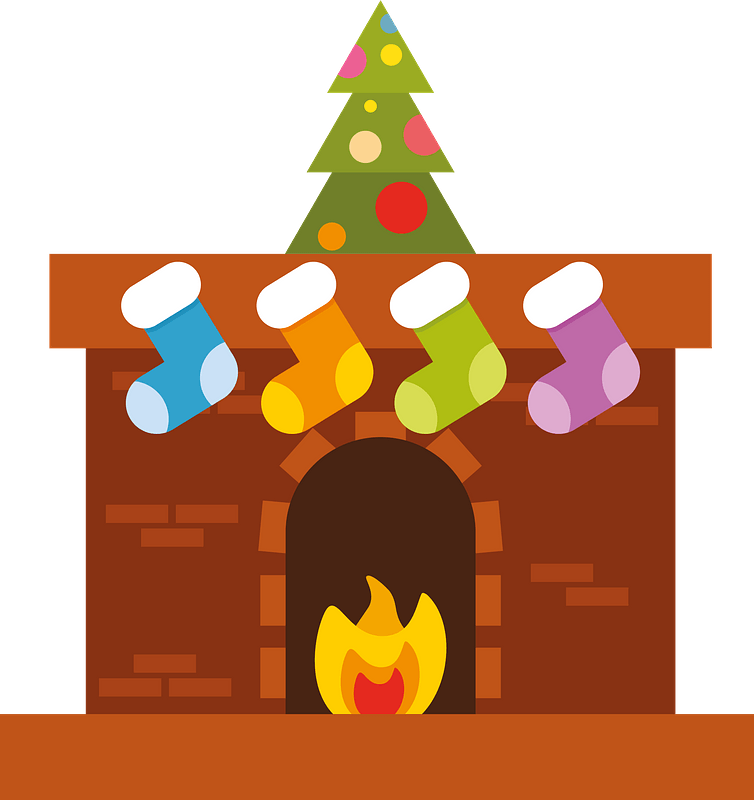 Pic Fireplace Christmas Free Clipart HD Transparent PNG Image