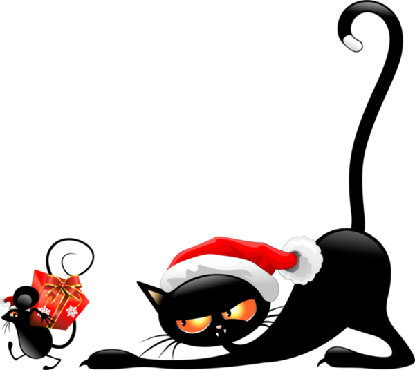 Christmas Cat PNG Download Free Transparent PNG Image