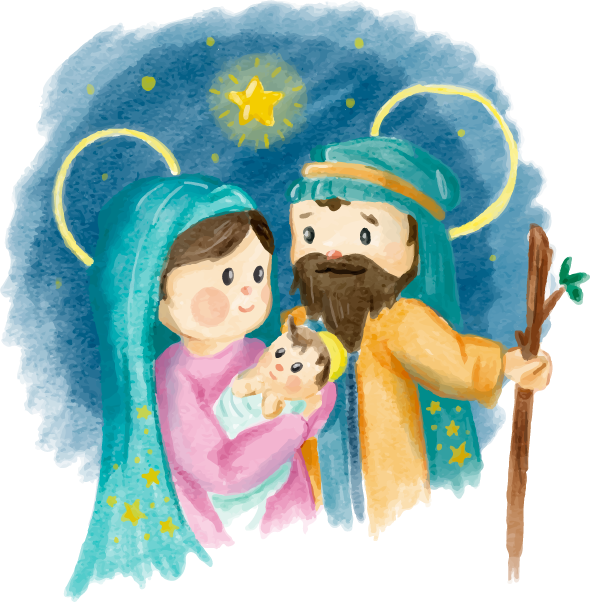 Nativity Catholic Christmas Free Photo Transparent PNG Image