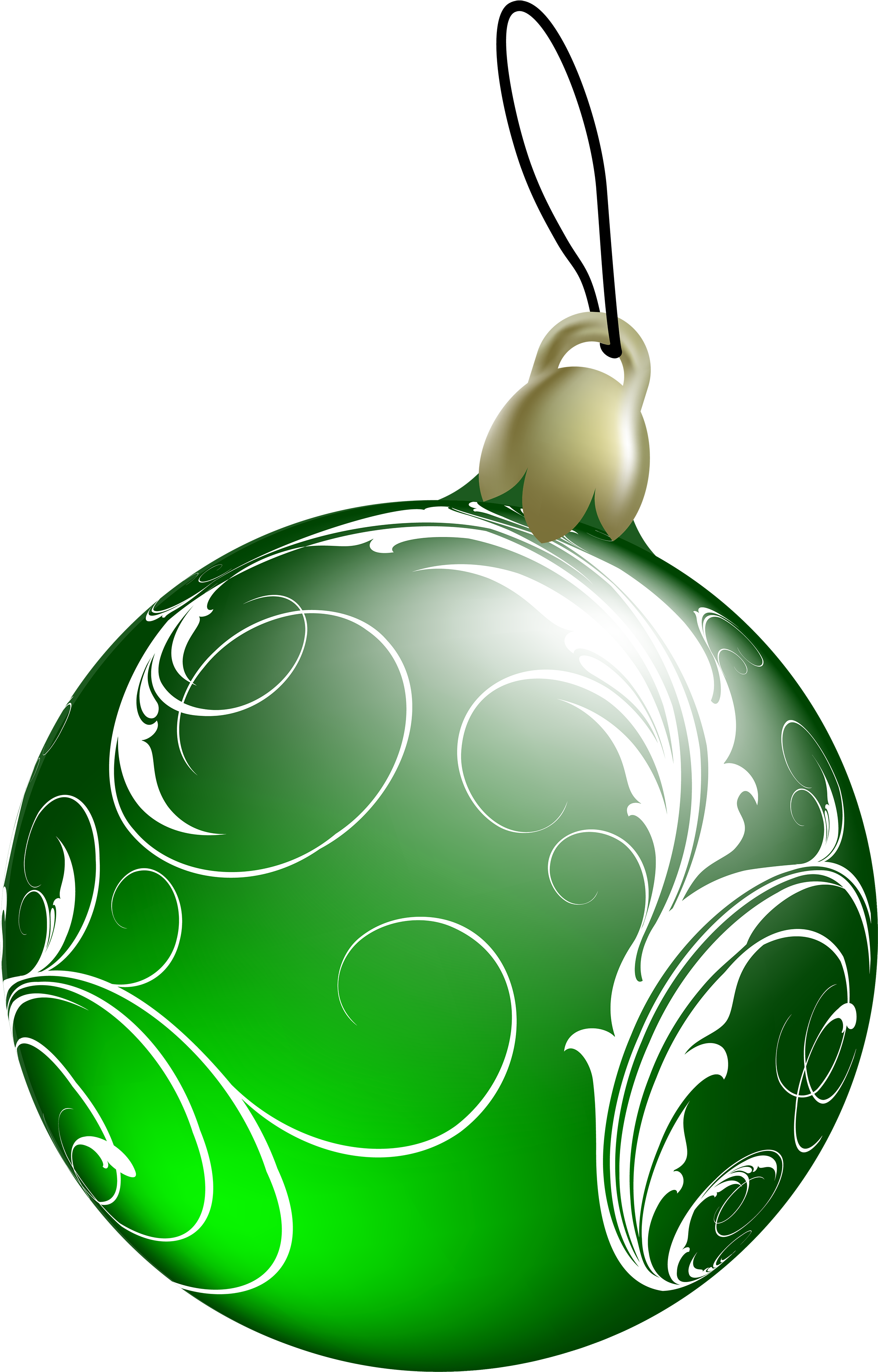 Green Christmas Ornaments Free Download Image Transparent PNG Image