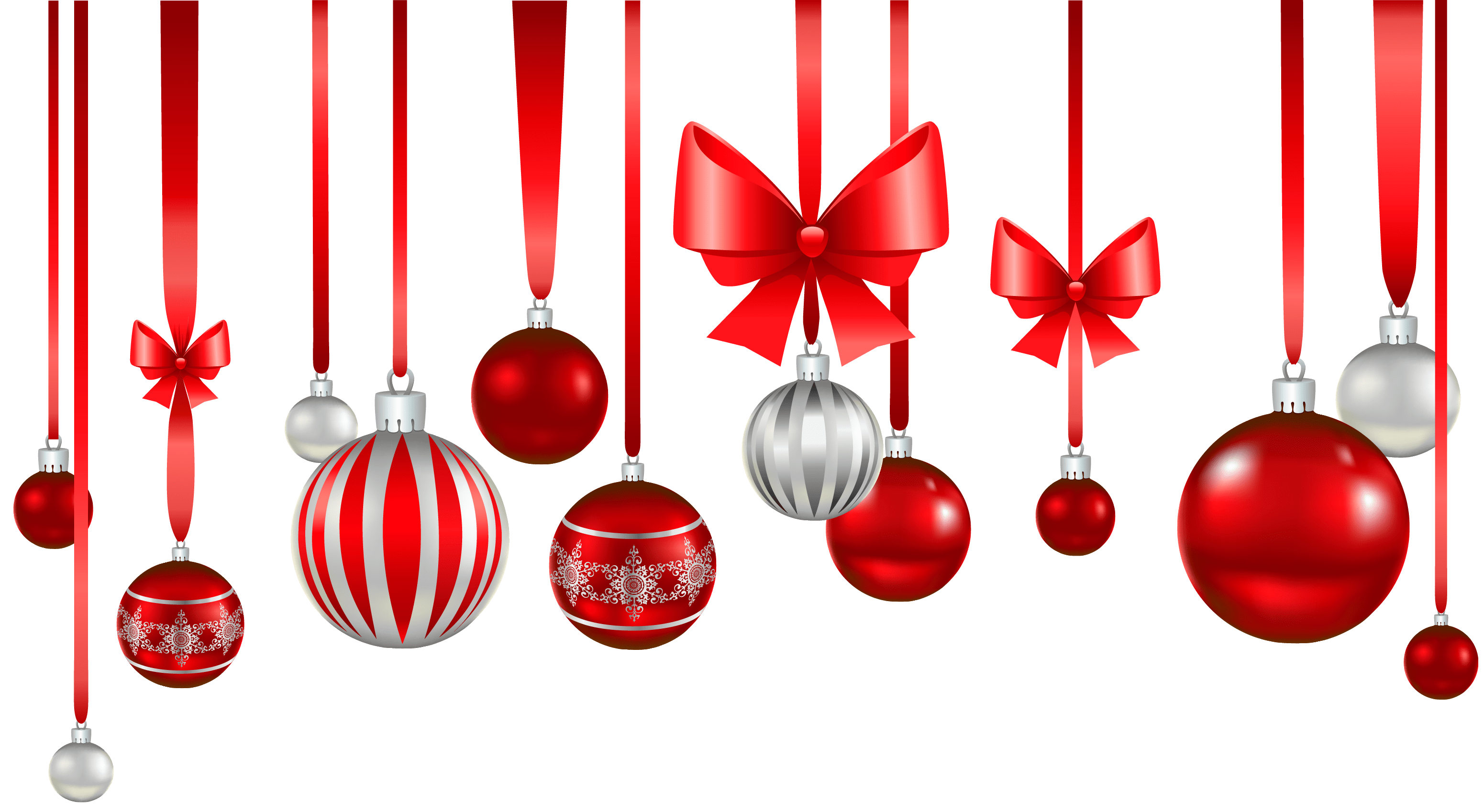 Picture Christmas Red Bauble Free PNG HQ Transparent PNG Image